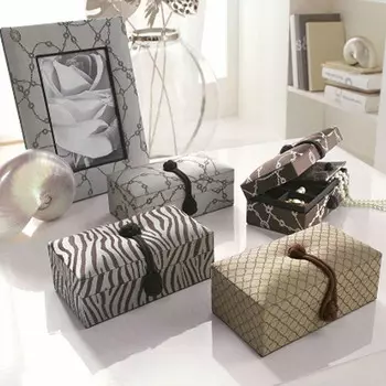 Шелковая шкатулка Loca Nera Silver Silk