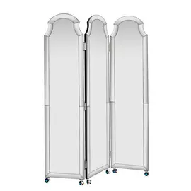 Ширма зеркальная на колесах