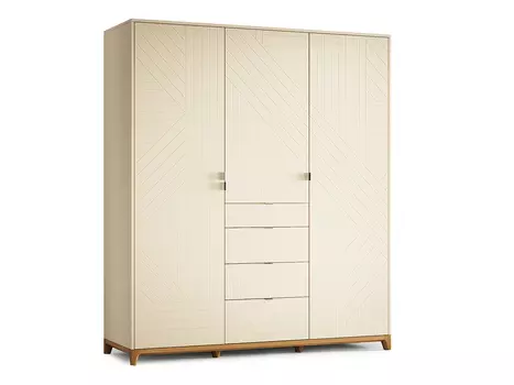 Шкаф Case №2 бежевого цвета