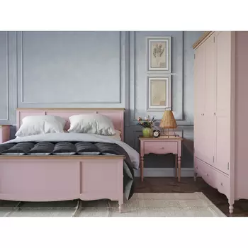 Шкаф двухстворчатый Leblanc лавандового цвета