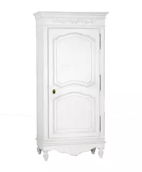 Шкаф одностворчатый снежный прованс