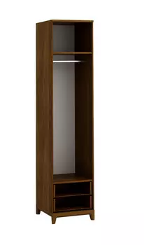 Шкаф с ящиками универсальный сканди с фасадом темно-синего цвета