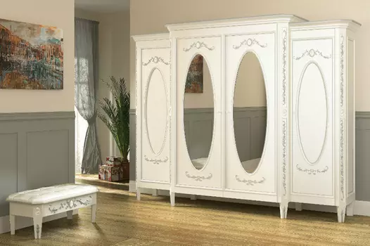 Шкаф с зеркалами будуар