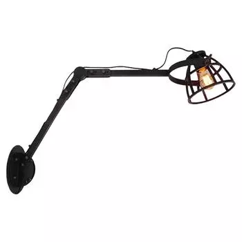 Спот из металла черного цвета