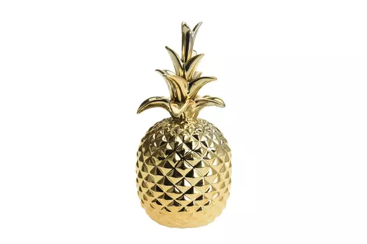 Статуэтка ананас золотого цвета