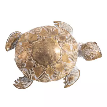 Статуэтка черепахи золотого цвета