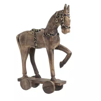 Статуэтка лошадка из дерева