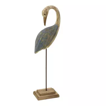 Статуэтка птица из металла и дерева