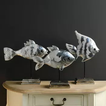 Статуэтка Sea серебряного цвета