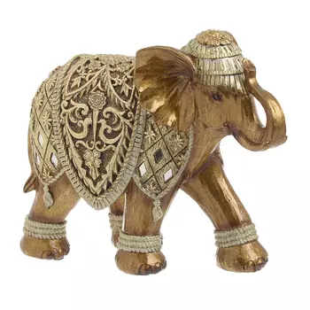 Статуэтка слон золотого цвета