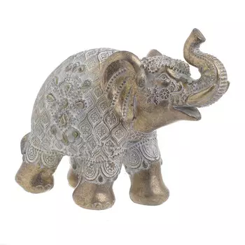 Статуэтка слона золотого цвета