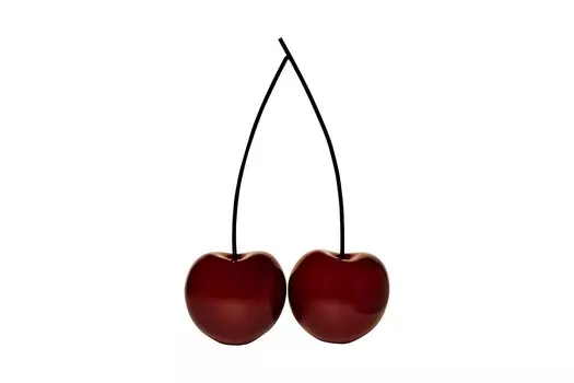 Статуэтка "Вишни" темно-красная