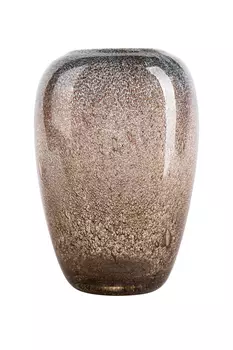Стеклянная ваза бежевого цвета