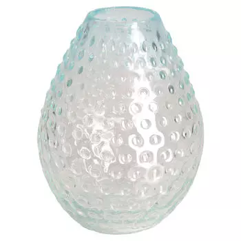 Стеклянная ваза светло-зеленого цвета