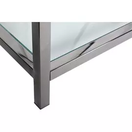 Стеллаж цвета темный хром