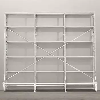 Стеллаж делано цвета хром