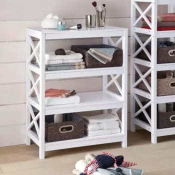 Стеллаж Majong белого цвета