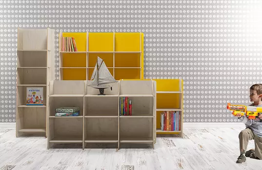 Стеллаж Muna шелфи с 15 полками