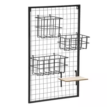 Стеллаж настенный из металла