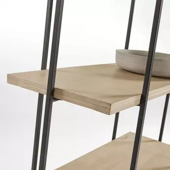 Стеллаж Palmia Mango Wood на металлическом основании