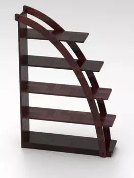 Стеллаж "Парус" цвета венге