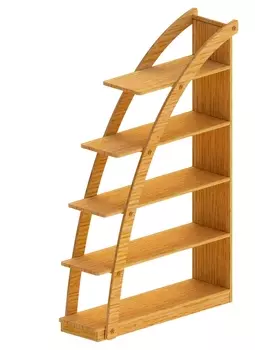 Стеллаж парус из массива дуба