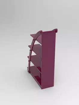 Стеллаж парус темно-лилового цвета