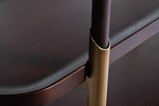 Стеллаж с полками из мдф