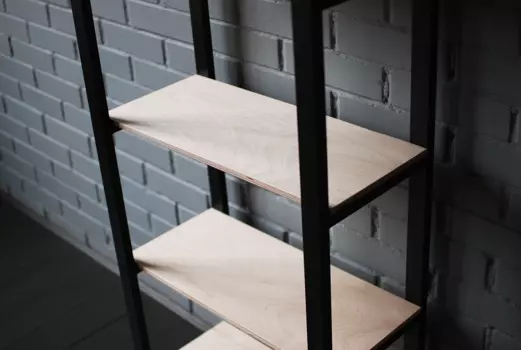 Стеллаж Scandi Ply с полками из березовой фанеры
