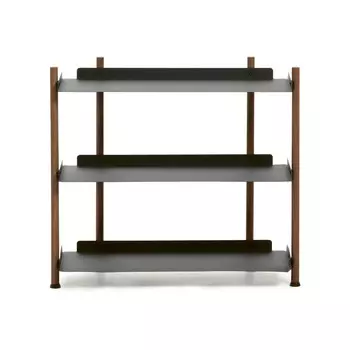Стеллаж Small Magal Shelving Unit с черными полками