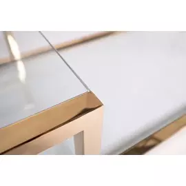 Стеллаж золотого цвета