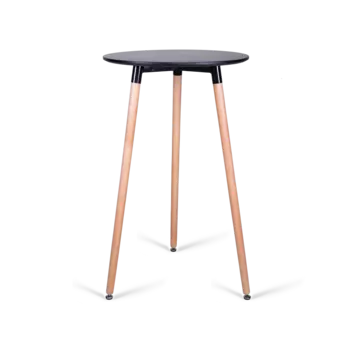 Стол барный Brune с черной столешницей