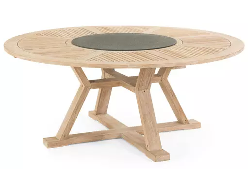 Стол Brafab Circus каменной поворотной вставкой