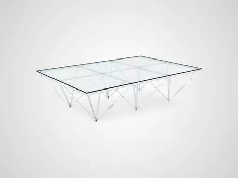 Стол кофейный на металлическом основании