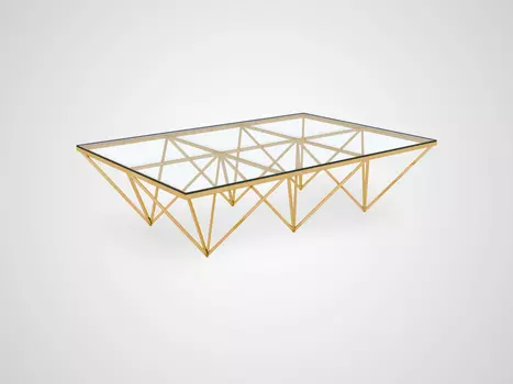 Стол кофейный со стеклянной столешницей