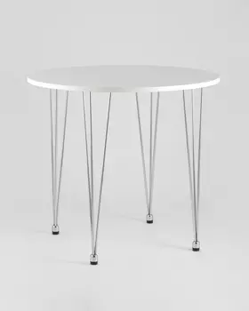 Стол круглый Karapiro белого цвета