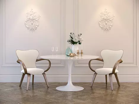 Стол обеденный Apriori t белого цвета