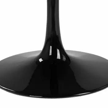 Стол обеденный круглый черного цвета