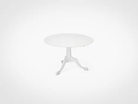 Стол обеденный круглый на резной ножке из массива березы