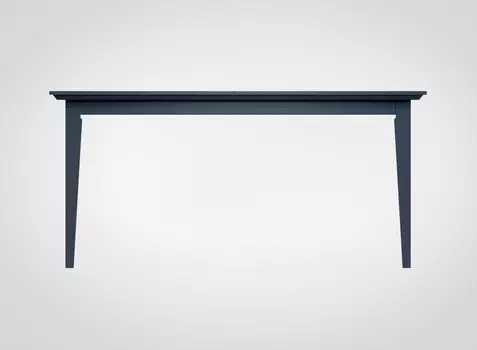 Стол обеденный прямоугольный Manhattan серо-синего цвета