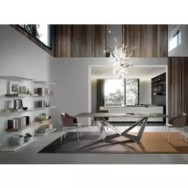 Стол обеденный с керамической столешницей