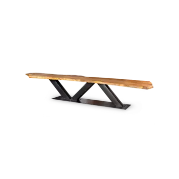 Стол обеденный Slab Table l с металлическим подстольем