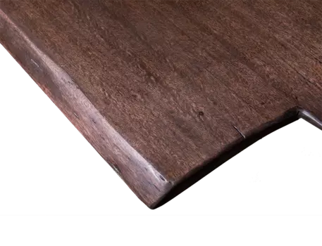 Стол обеденный Slab Table с ножками из металла.