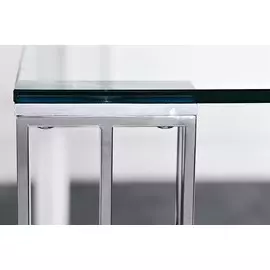 Стол обеденный со стеклянной столешницей