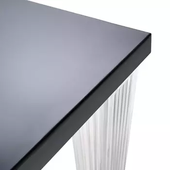 Стол обеденный Toptop с черной столешницей