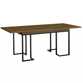 Стол раскладной обеденный Loft коричневого цвета