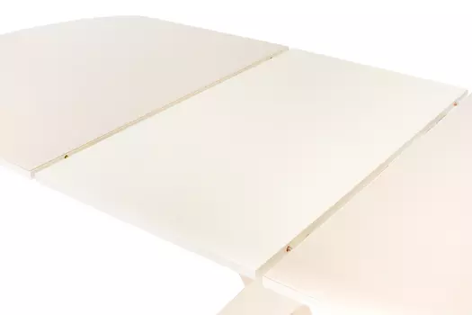 Стол раздвижной лесь кремовый