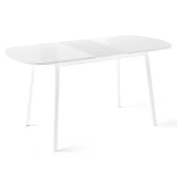 Стол раздвижной мидел белый