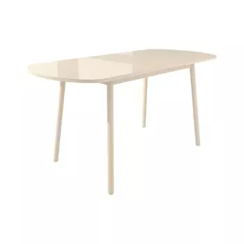 Стол раздвижной мидел кремовый