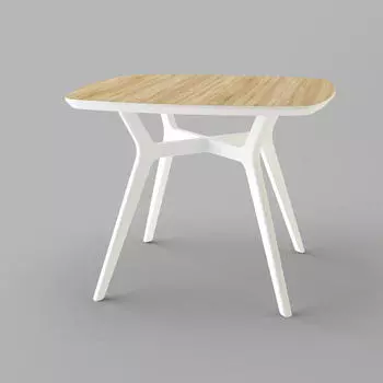 Стол Unika Lars 100x100 дуб
